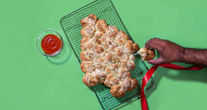 Pull-Apart Cheesy Biscuit Christmas Tree
