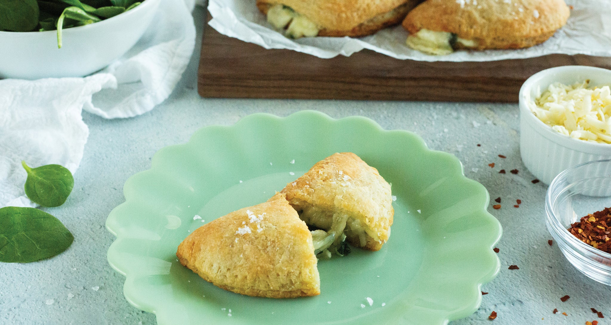 Spinach & Cheese Handpies