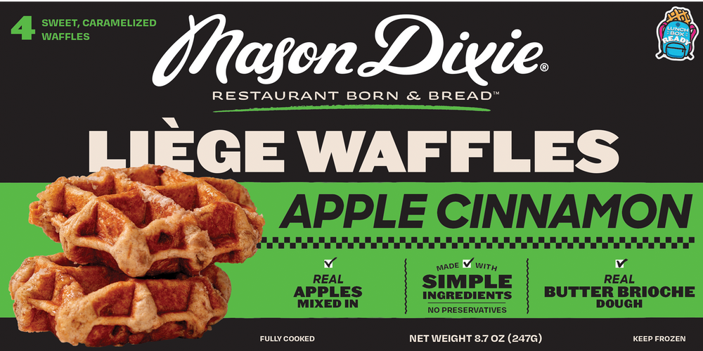 APPLE CINNAMON LIEGE WAFFLES