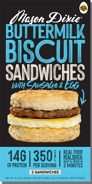 Buttermilk Biscuit Sandwich With Sausage & Egg